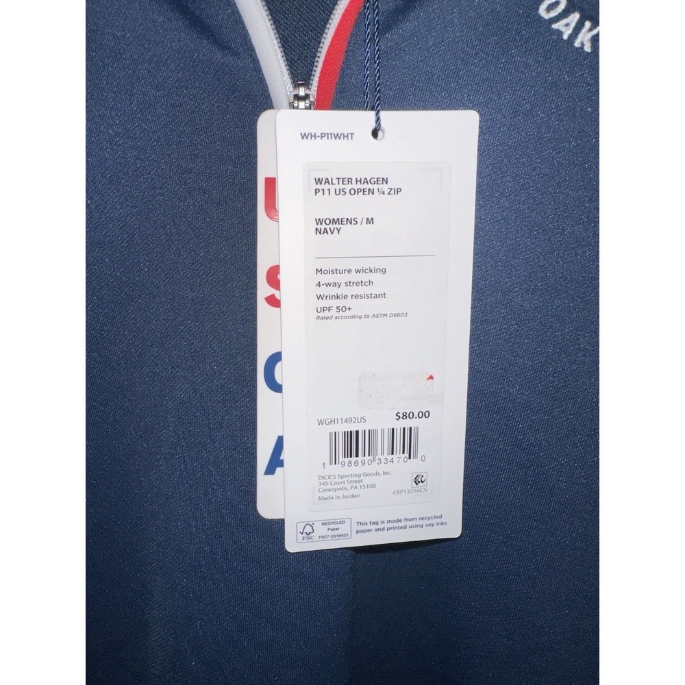 Walter Hagen P11 US Open 1/4 Zip Pullover Women's Size Medium - Picture 5 of 5